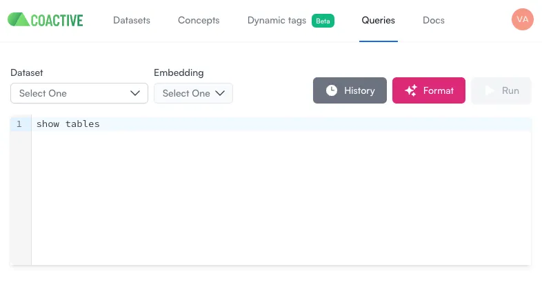 Overview of the Coactive query engine